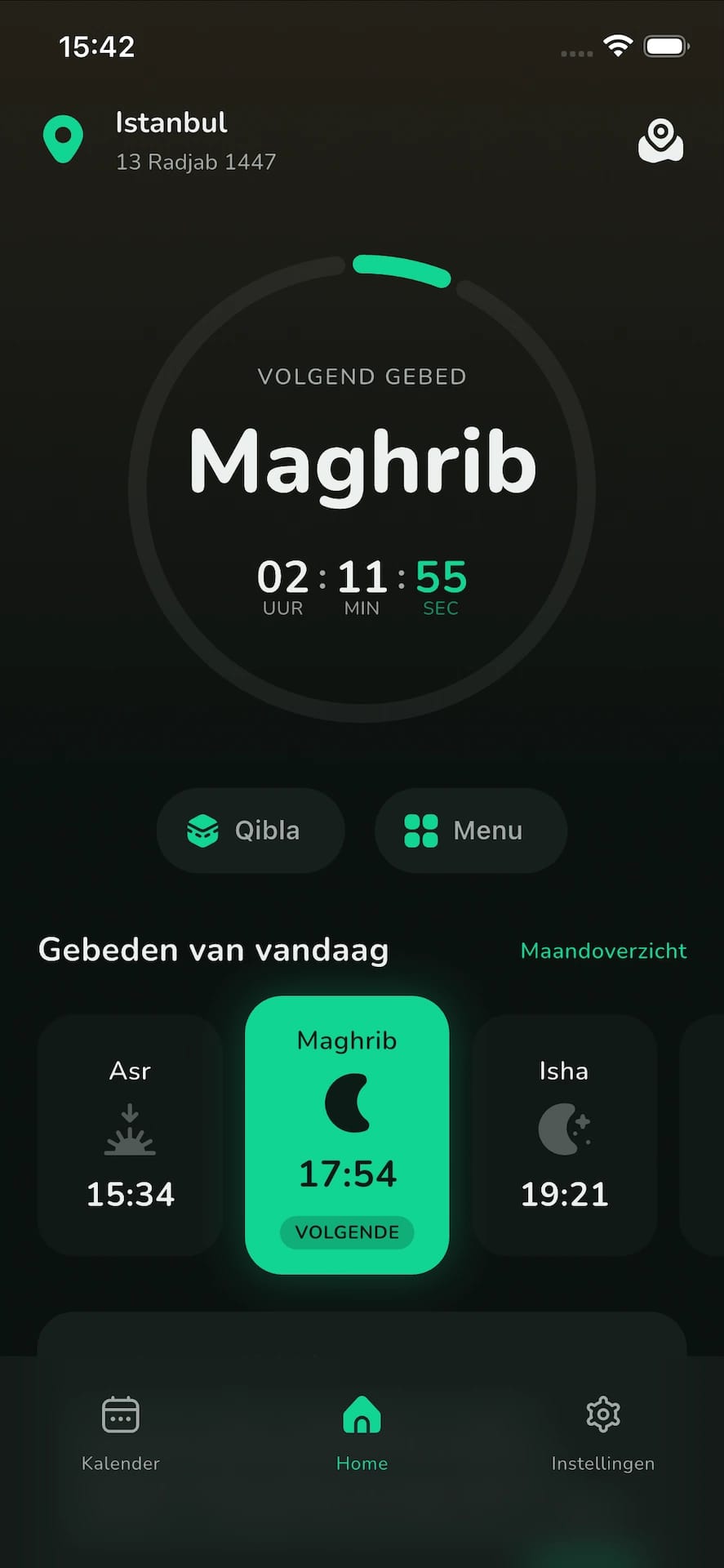 WAQT Gebedstijden App