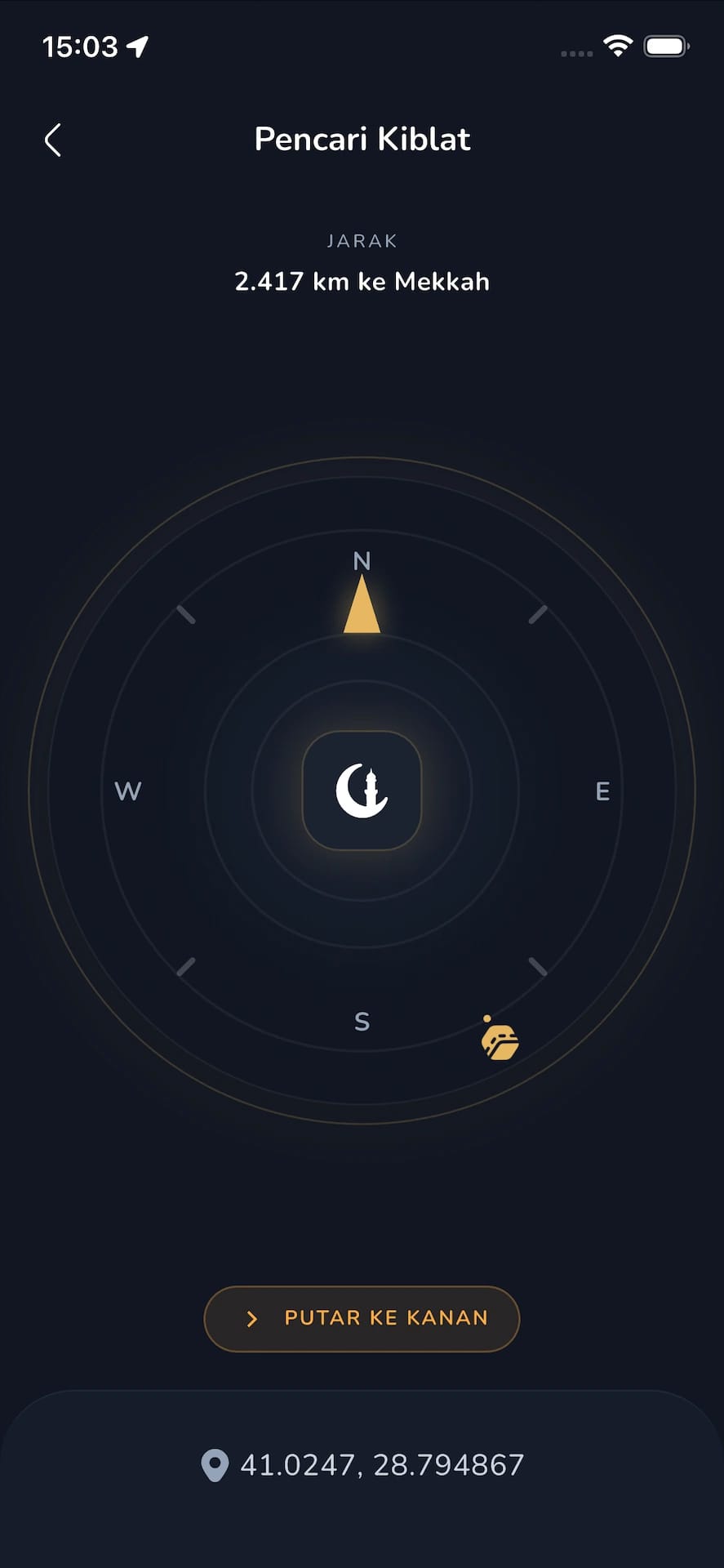 Pencari Qibla & Lebih Banyak