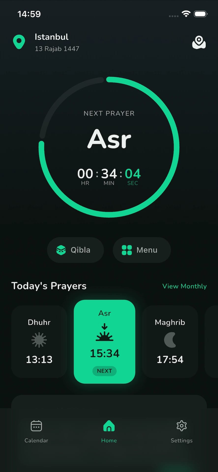 WAQT Prayer Times App